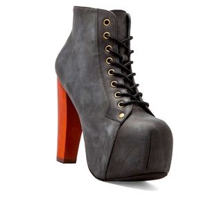 Jeffrey Campbell Lita Platform Lace Up Booties